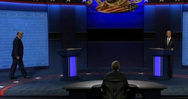 Trump and Biden clash in chaotic first debate - CBS News