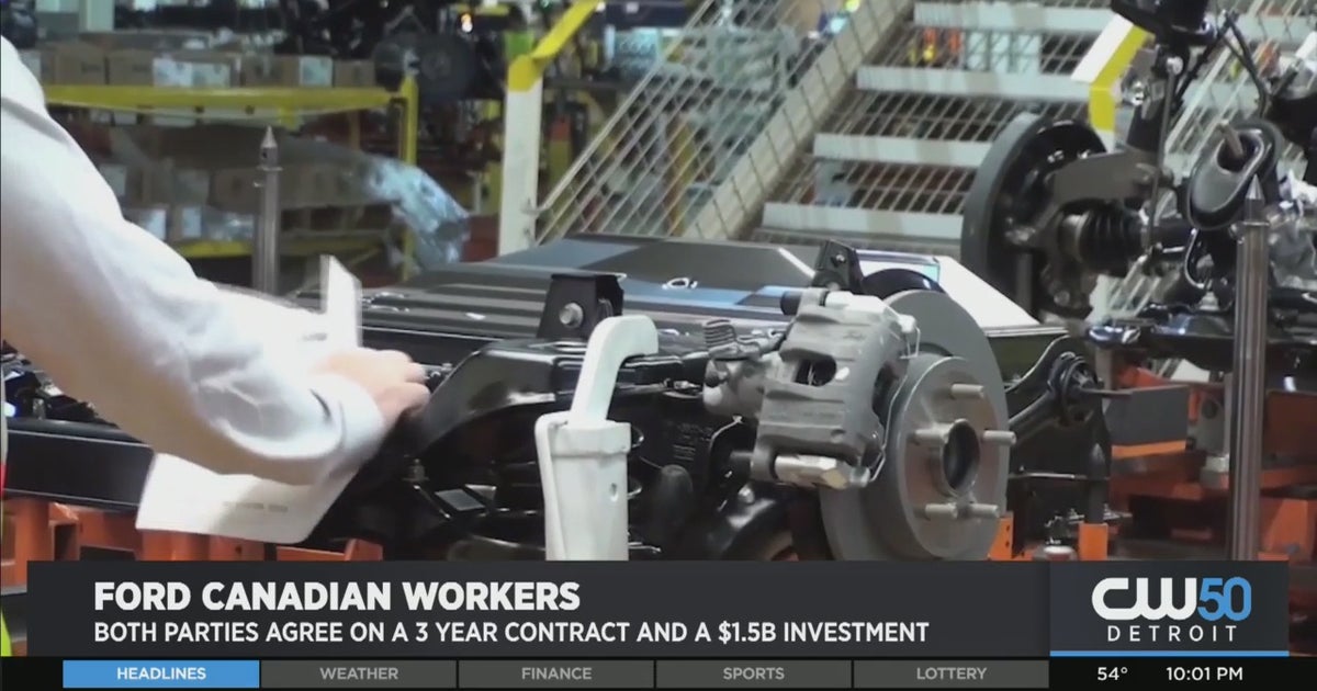 Ford And Its Canadian Workers Agree On 3-Year Contract, $1.5B ...