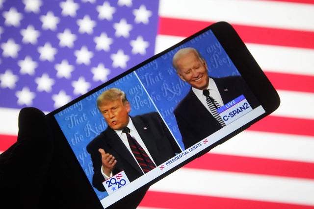 Trump and Biden debate 
