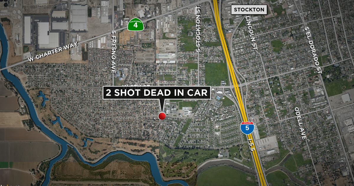 Man, Woman Found Shot Dead In Car In Stockton - CBS Sacramento