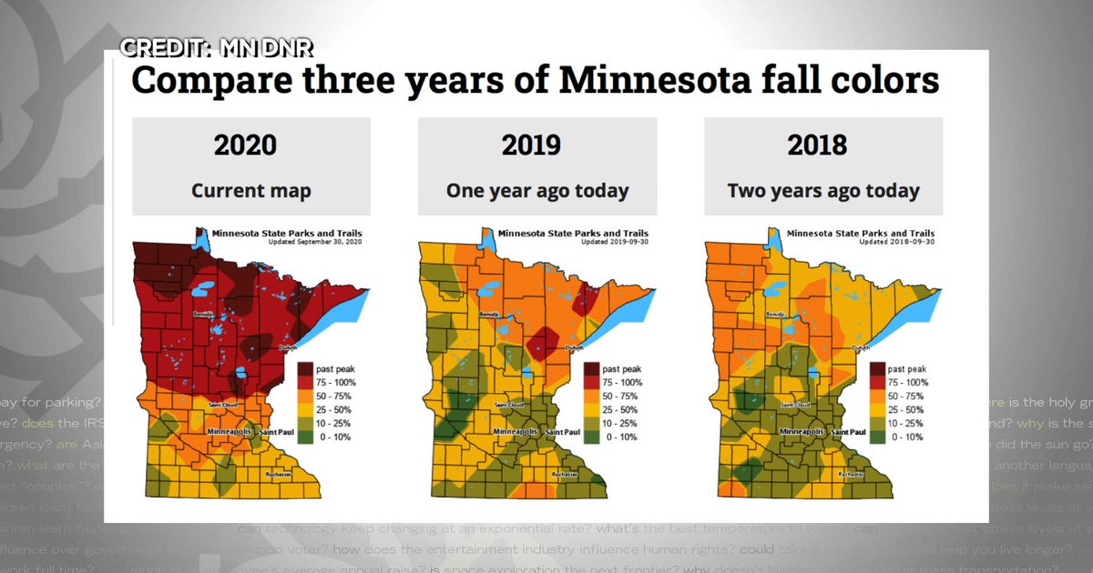 Why Is Minnesota's Fall Color Explosion Happening So Early This Year ...