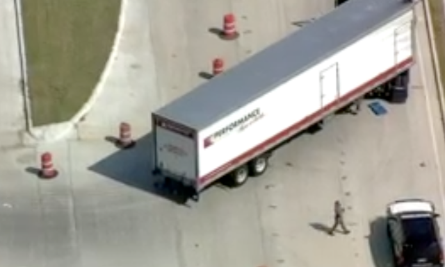 Crash involving big rig and motorcycle in Ovilla 