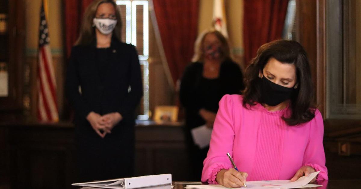 Here's A Closer Look At Bills Gov. Whitmer Signed Into Law - CBS Detroit