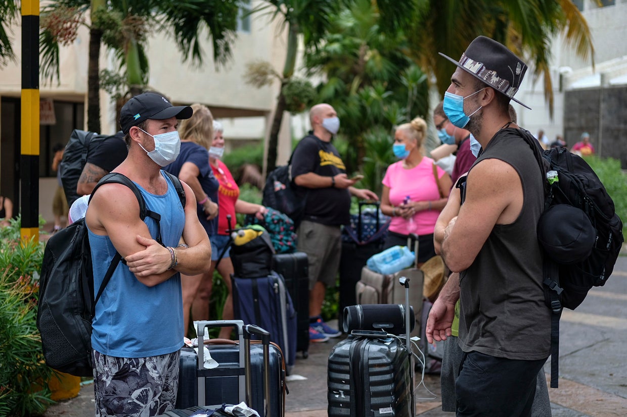 American tourists trapped after Hurricane Delta strikes Mexico CBS News