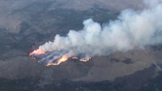 Deep Creek Fire Spring Creek Fire credit white river national forest