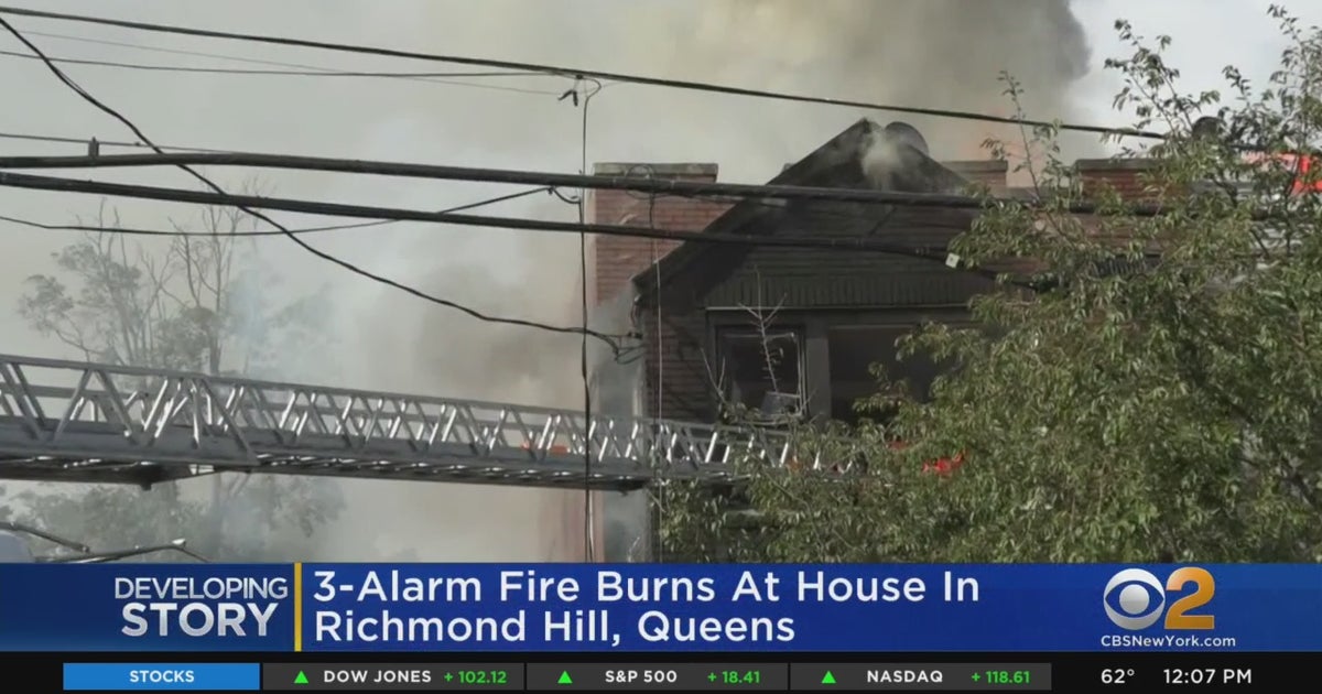 Mother And 4 Children Escape Queens House Fire Unharmed - CBS New York