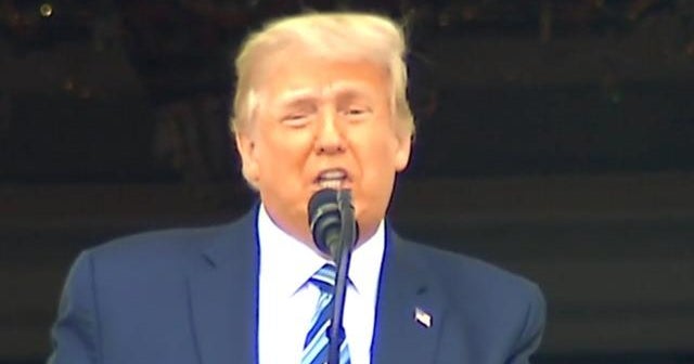 Trump speaks at first in-person event since COVID-19 diagnosis - CBS News