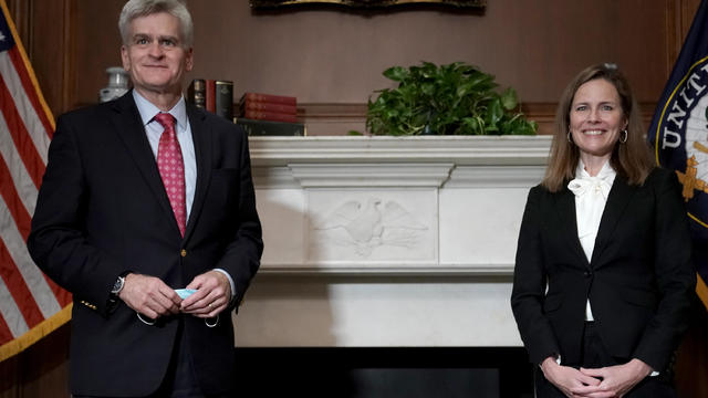 Senators Meet With Supreme Court Nominee Amy Coney Barrett 
