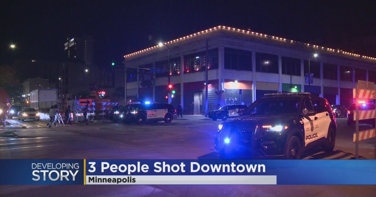 3 Shot In Downtown Minneapolis Overnight, 1 Arrested - CBS Minnesota
