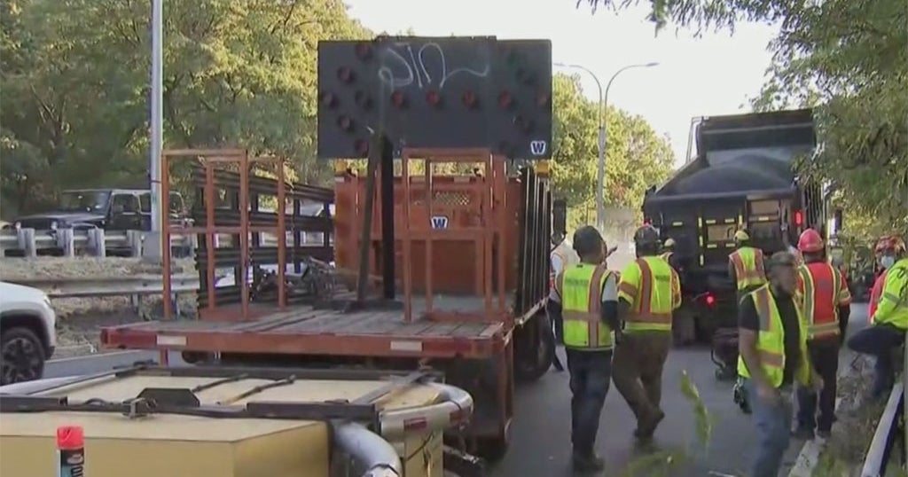 Crews Perform Emergency Repairs To Fix Dangerous Dip On Henry Hudson