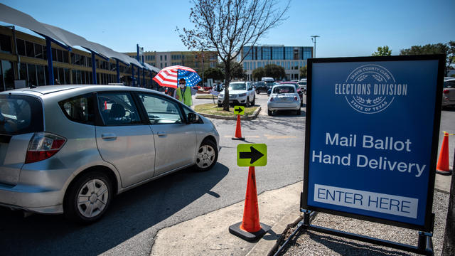 Texas Caps Mail-Vote Drop Sites, Amping Up Feud 