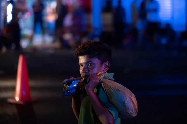 APTOPIX Guatemala Honduras Migrants 