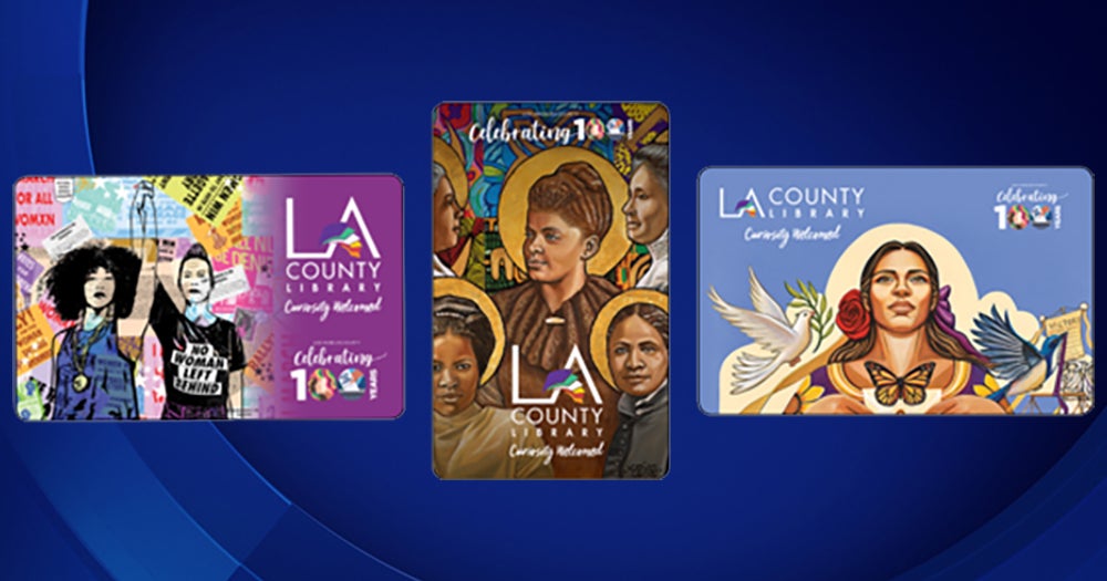 Special Edition LA County Library Cards Commemorate 100th Anniversary