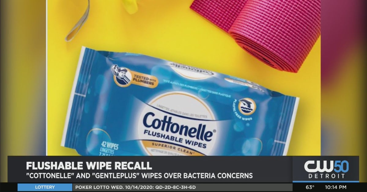 Flushable Wipe Recall Cottonelle And GentlePlus Wipes Over Bacteria