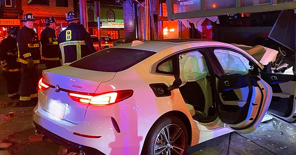 'It Shook The Whole Building,' Car Slams Into South Boston Pizza Shop ...