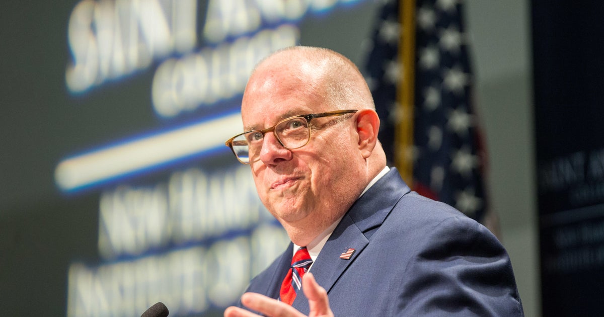Republican Gov. Larry Hogan casts write-in ballot for Ronald Reagan ...