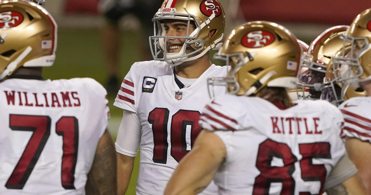 Jimmy Garoppolo throws 3 TD passes, 49ers beat Rams 24-16 Los Angeles Rams  lead Jimmy Garoppolo Los Angeles 49ers