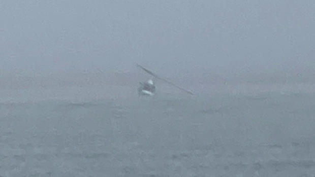 helicopter in water 