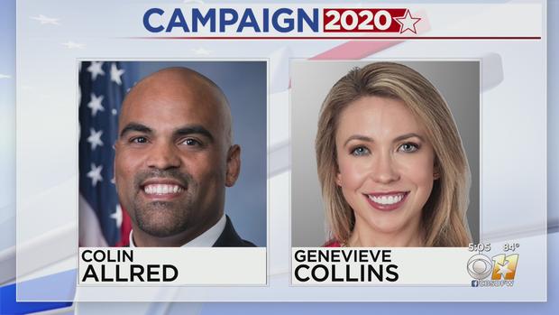 Colin Allred and Genevieve Collins 