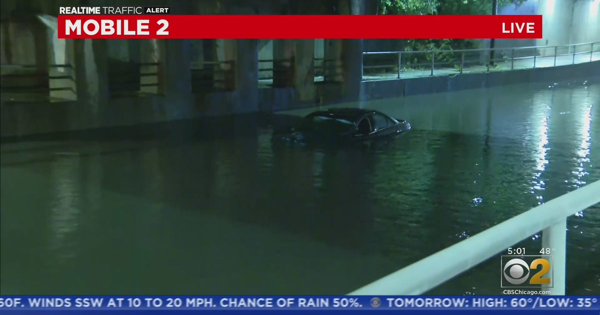 Flooding From Overnight Rain Causing Slick Road Conditions For Drivers ...