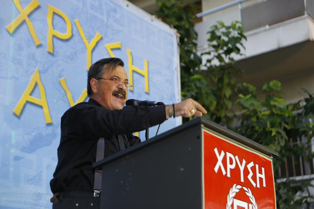 Golden Dawn MP (Member of Parliament) Christos Pappas 