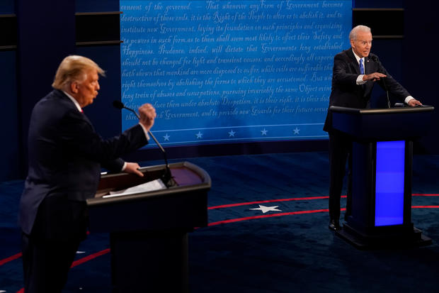 Final U.S. Presidential Debate Between President Trump And Democratic Candidate Joe Biden 
