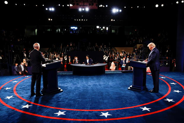 President Trump and Democratic presidential nominee Biden participate in their second debate in Nashville 
