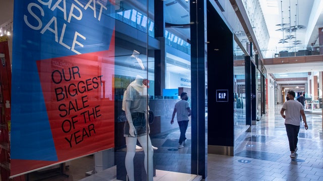 Gap store inside the Westfield Topanga shopping mall 
