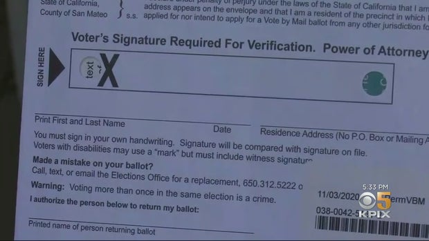 mail in ballot signature