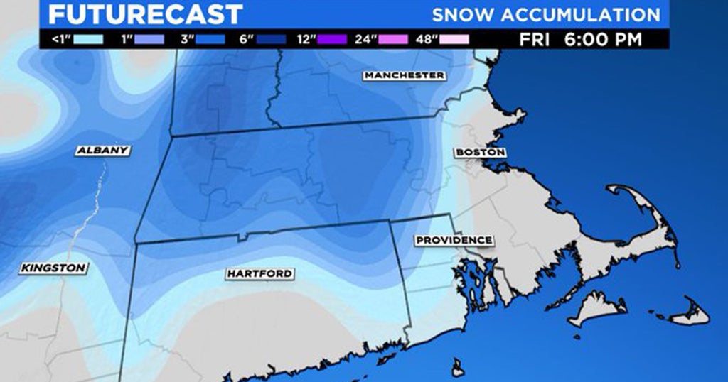 Wet Snow Flakes Possible For Parts Of Massachusetts Friday - CBS Boston