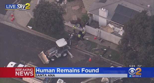 Santa Ana Human Remains Found 
