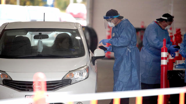 Cars Line Up For Covid Testing In Milwaukee, As Cases Spike In The State 