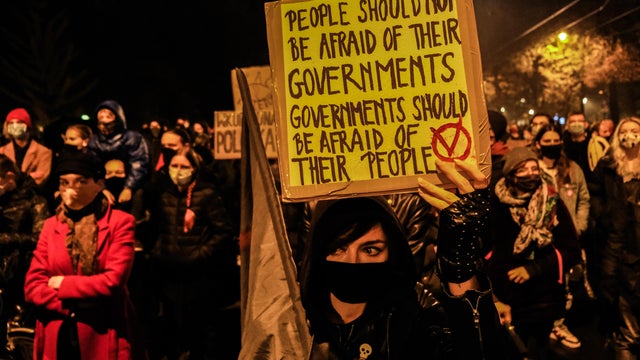 Abortion-Rights Protesters Continue To Turn Out After Court Decision 