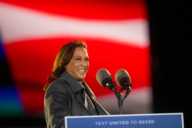 Kamala Harris Campaigns In Pennsylvania On Eve Of Election Day 