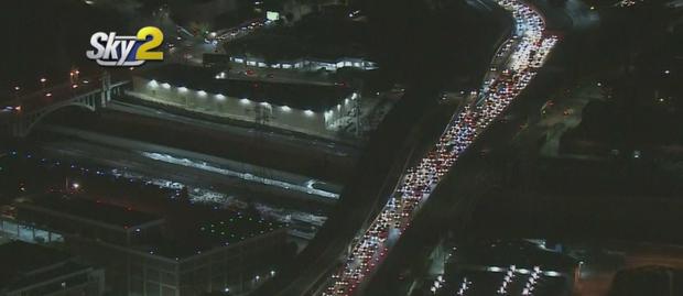 One Killed In 101 Freeway Crash In Downtown LA 