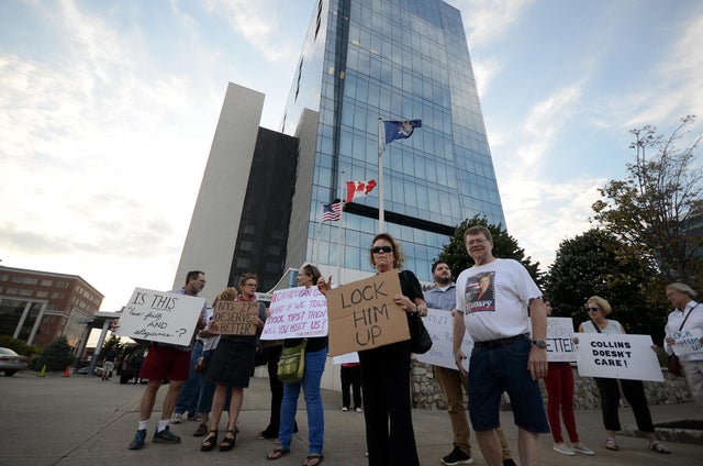 Rep. Chris Collins Holds Press conference After Being Charged With Insider Trading 