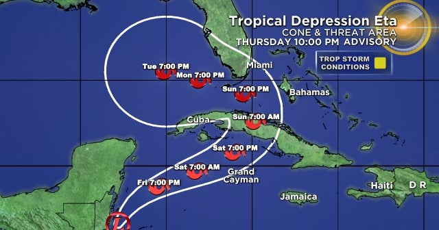 Eta May Bring Heavy Rain, Gusty Wind To South Florida This Weekend ...