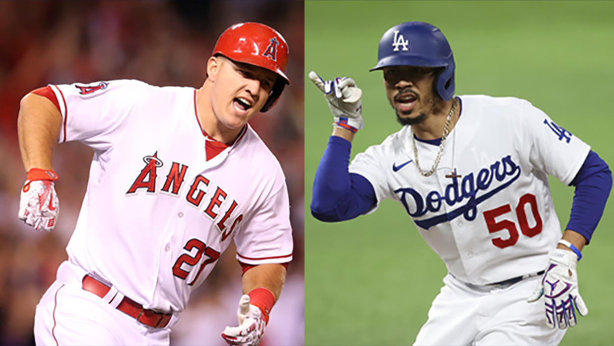 Mike Trout Mookie Betts Named To First Team All Mlb Cbs Los Angeles 4318