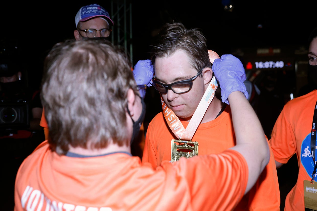 Florida man becomes first person with Down's syndrome to finish Ironman ...