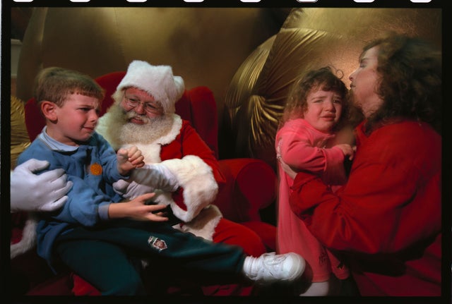 Children Fearing Santa Claus 