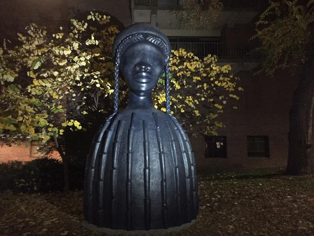 New Statue By Artist Simone Leigh Greets Students On Penn Campus 