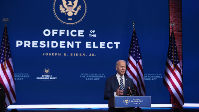 President-Elect Biden Remarks On ACA As Supreme Court Takes On Case 