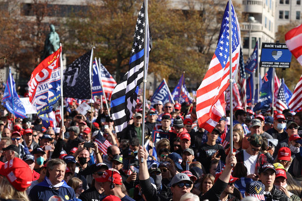 Pro-Trump Right Wing Groups Hold "Million MAGA March" To Protest Election Results 