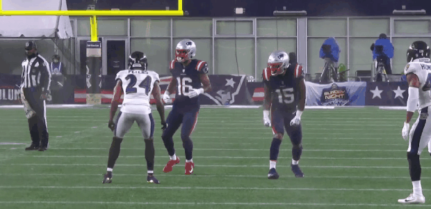 Jakobi Meyers beats Marcus Peters 