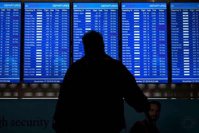 Holiday Travelers Hit The Road And Take To The Skies For The Thanksgiving Holiday 