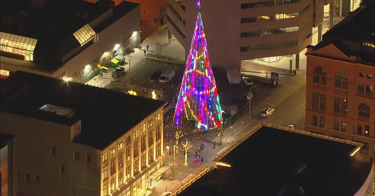 Mile High Tree Lights Up The Holiday Season CBS Colorado
