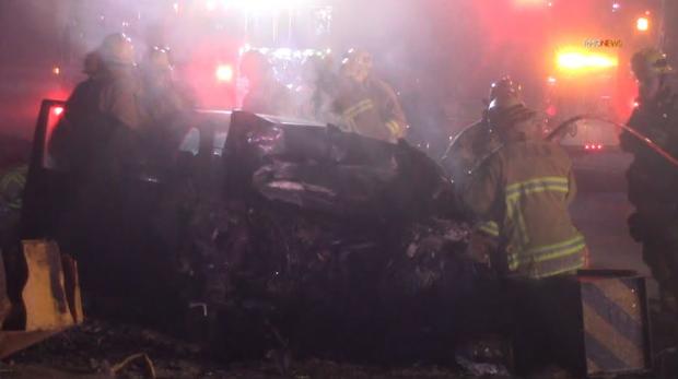3 Teens Killed, 2 More Injured In 110 Freeway Crash In South LA 