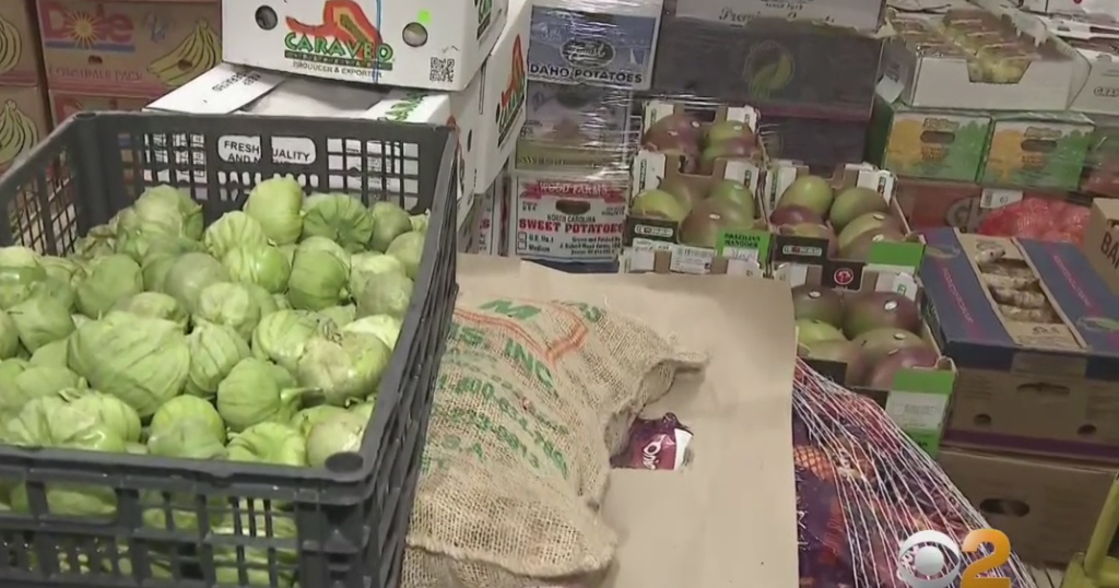 Bronx Produce Market Busy Distributing Food To Supermarkets And
