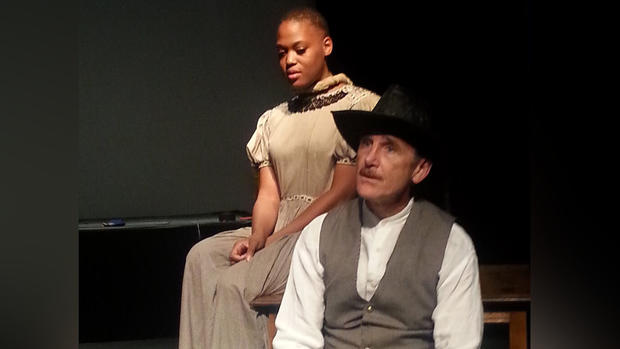 Actors playing Jane Elkins and Andrew Wisdom 