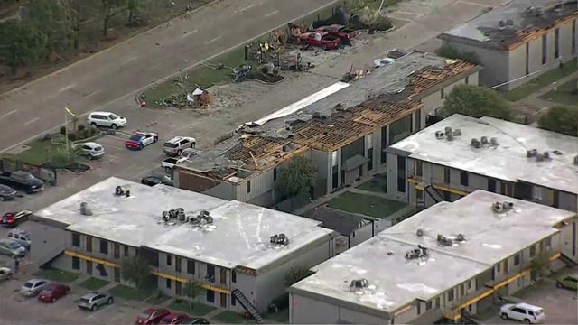 Arlington Tornado Damage 